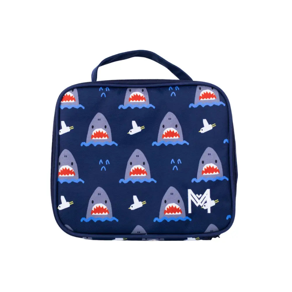 MontiiCo insulated Lunch Bag Medium - Sharks