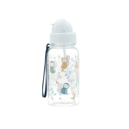 Botella con pajita 500ml - Magical Forest - Geometric