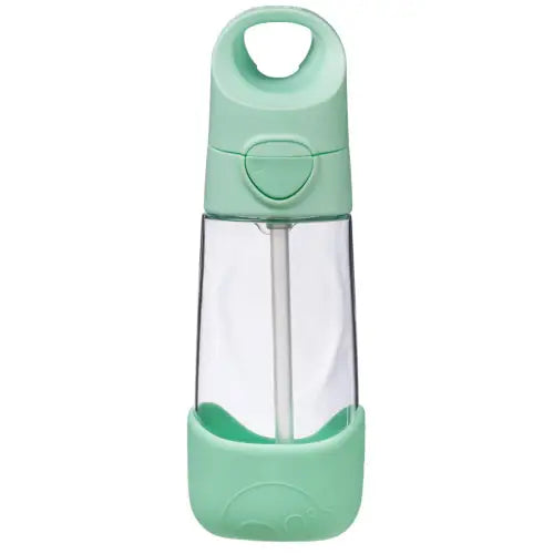Botella con Pajita B.Box 450ml - Spearmint - Verde - B.Box