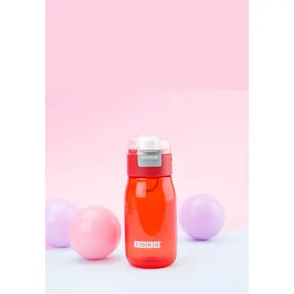 Botella Flip Gulp - Roja 475ml - Rojo - Zoku