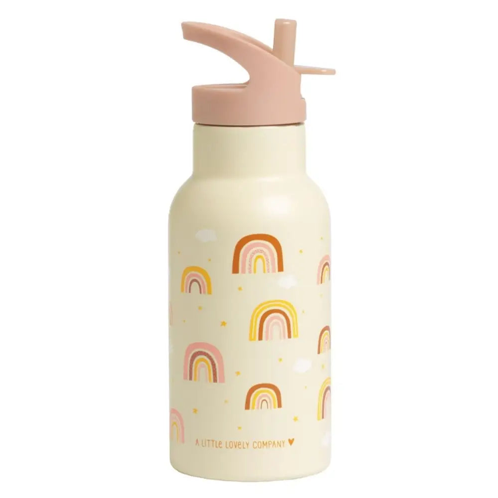 Botella Térmica A Little Lovely Company - Arcoíris 350 ml -