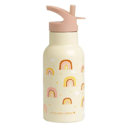 Botella Térmica A Little Lovely Company - Arcoíris 350 ml -