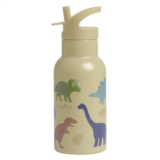 Botella Térmica A Little Lovely Company - Dinosaurios 350 ml