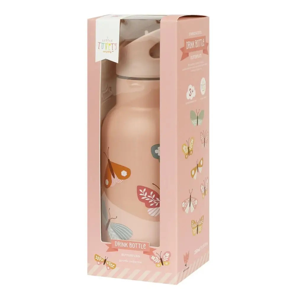 Botella Térmica A Little Lovely Company - Mariposas 350 ml -