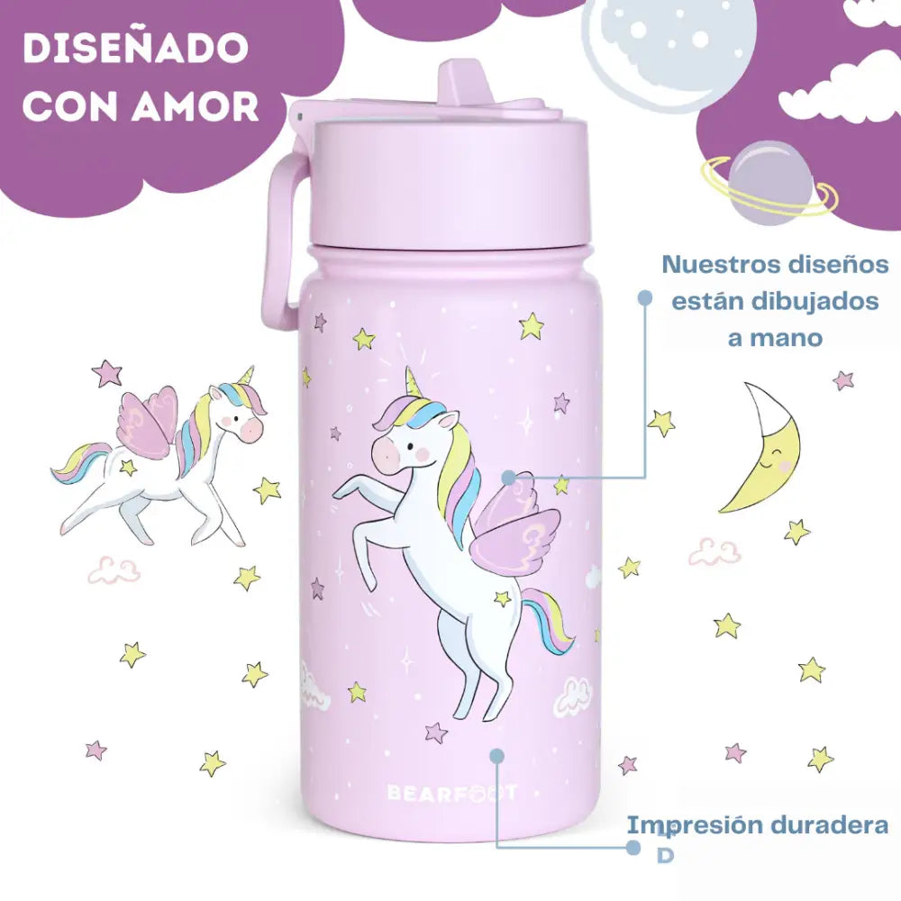 Botella térmica Bearfoot 400ml - Unicornio - Unicornio