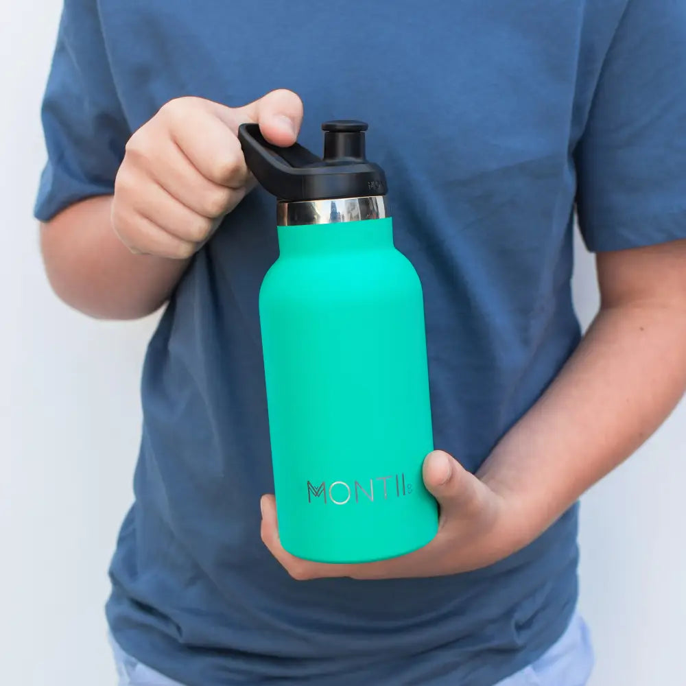 Botella Térmica Mini MontiiCo - Kiwi - 350ml - Verde