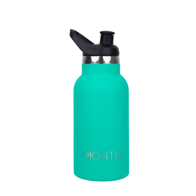 MontiiCo Mini Thermos Bottle - Stainless Steel - Kiwi Green - 350ml