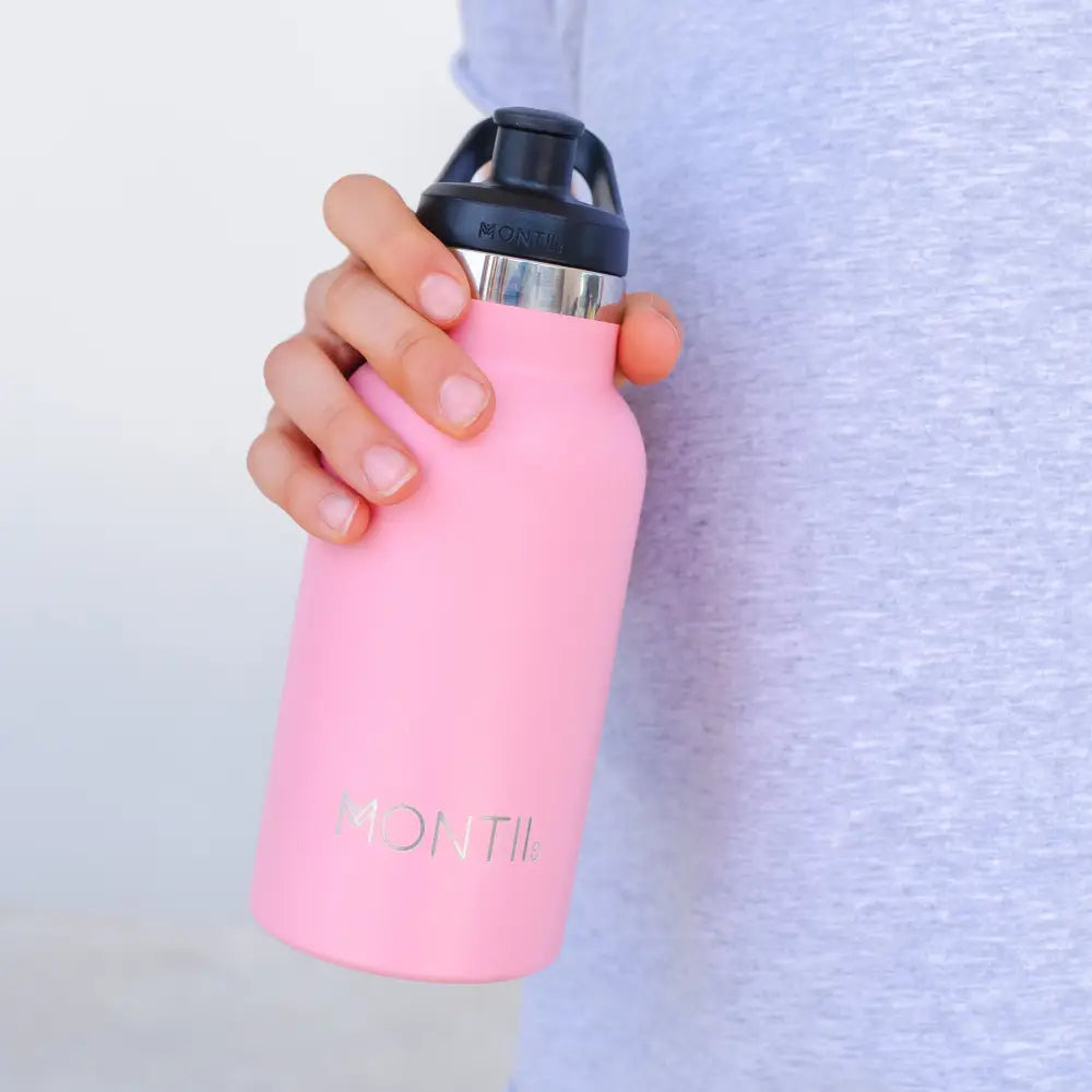 Botella Térmica Mini MontiiCo - Strawberry - 350ml - Rosa