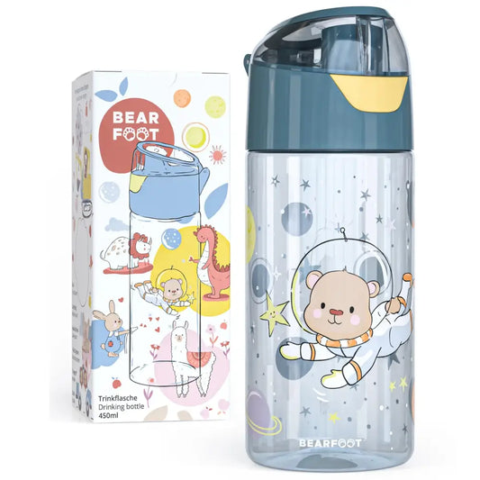Botella tritán Bearfoot 400ml - Espacio (Astro Bear)