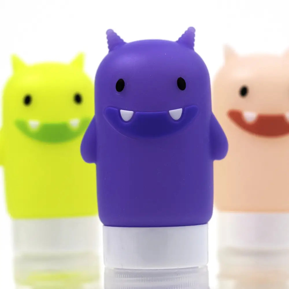 Contenedores para aderezos Squeezy Monster Yumbox - Set de 3
