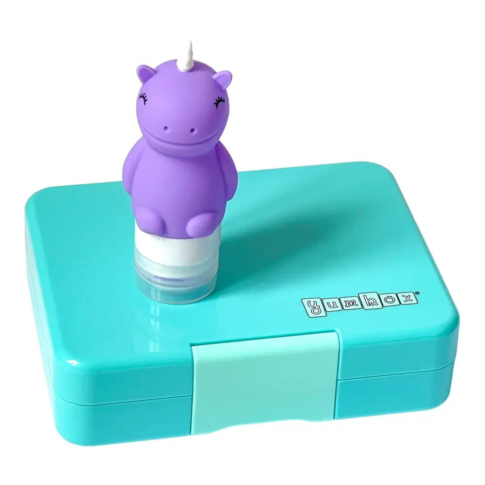 Contenedores para aderezos Squeezy Unicorn Yumbox - Set