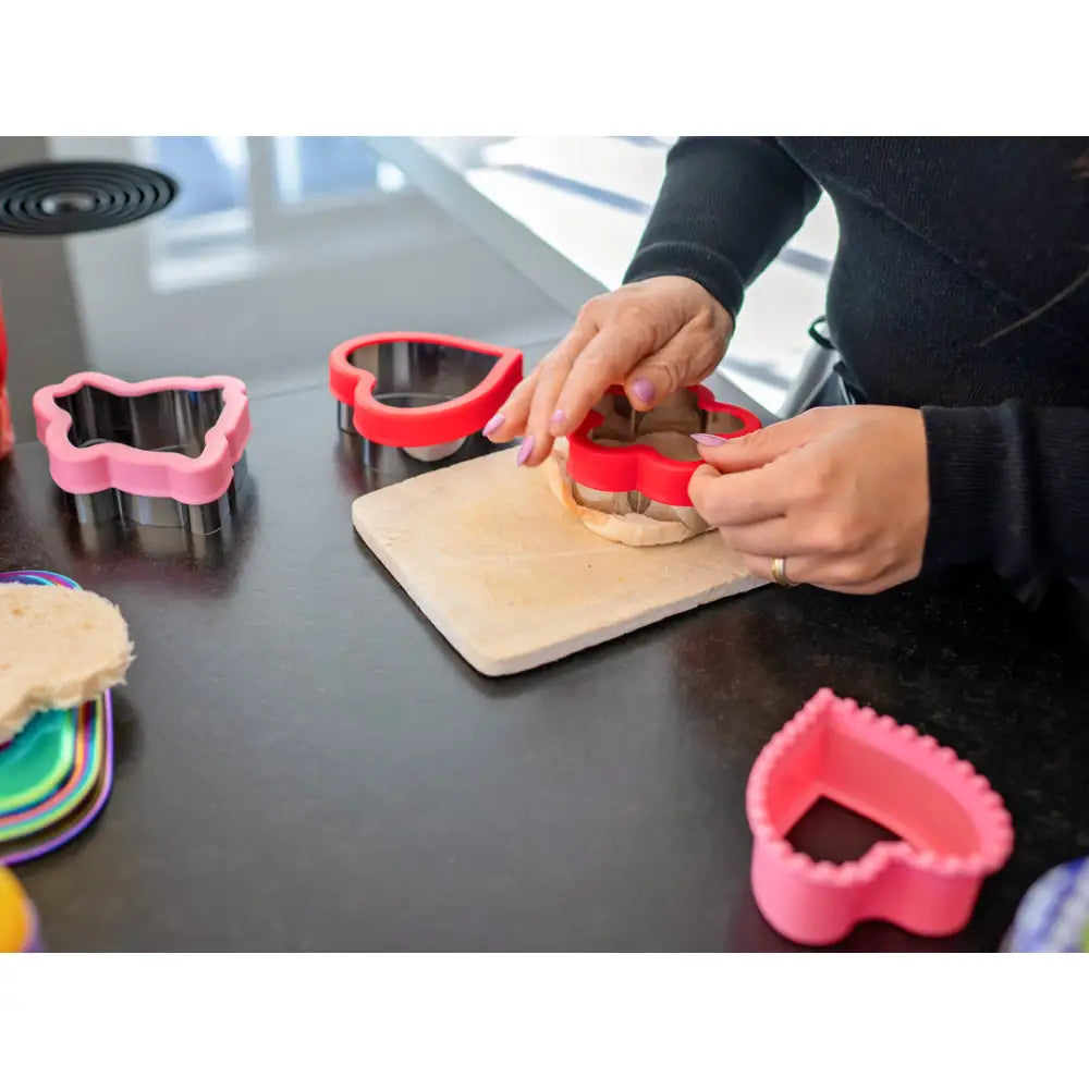 Cortadores con sellador para sándwich Lekkabox - Flor