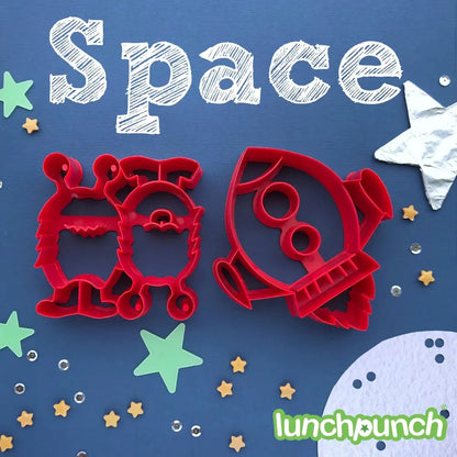 Cortadores de Sándwich Lunch Punch - Espacio - Rojo -