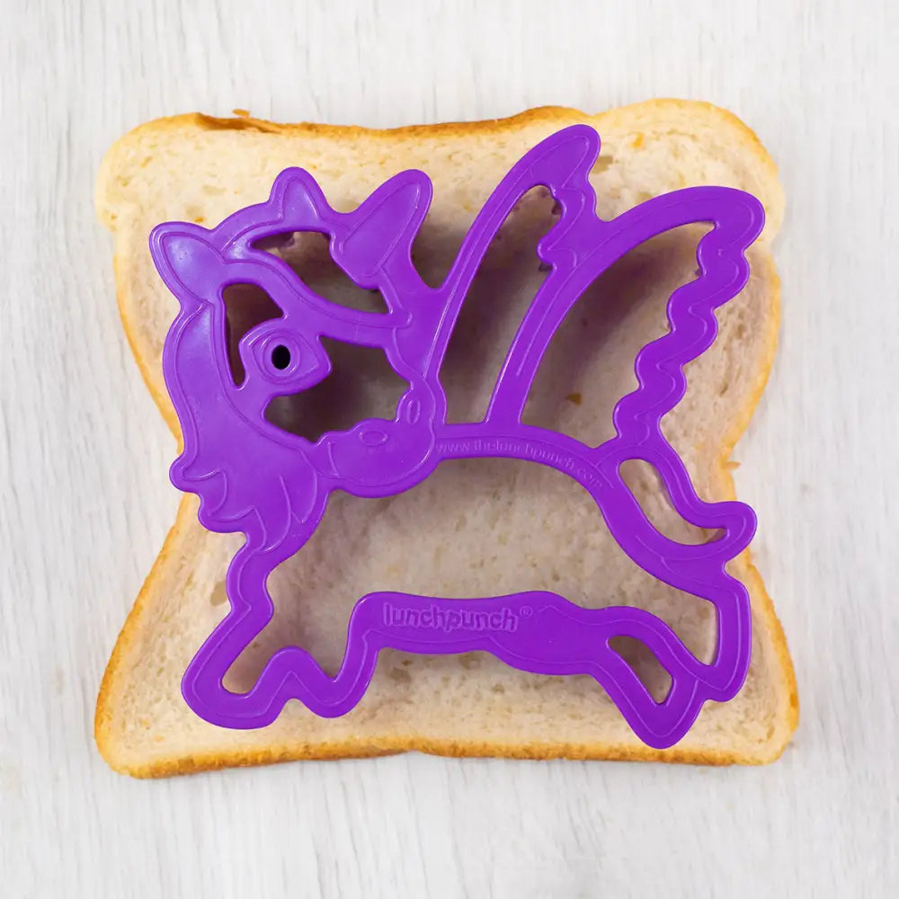 Cortadores de Sándwich Lunch Punch - Unicornio - Morado -