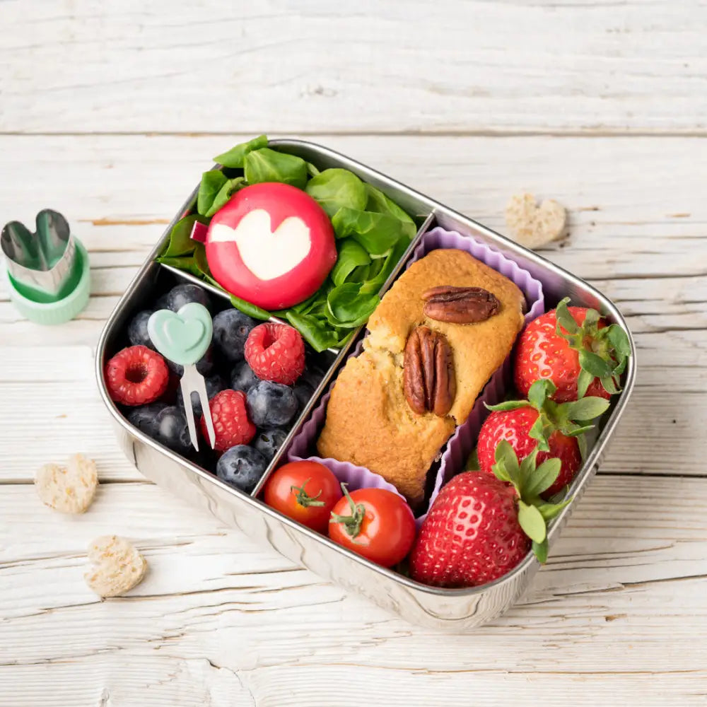 Cortadores para sándwich Lekkabox Set de 3 - Corazones