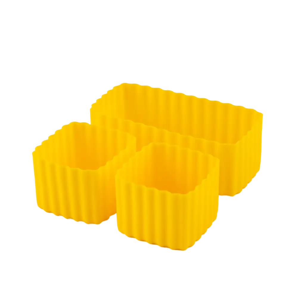 Cubos Bento Set de 3 mixto Little Lunch Box Co - Pineapple -