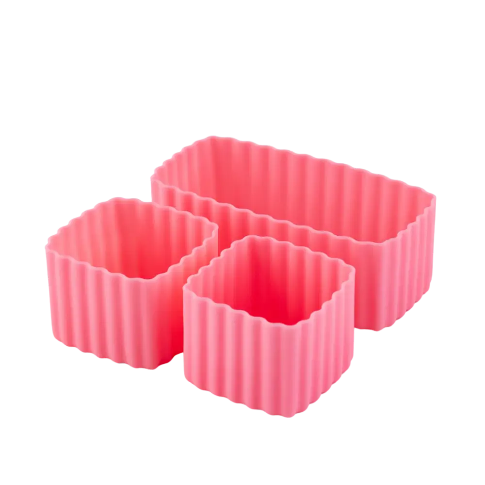 Cubos Bento Set de 3 mixto Little Lunch Box Co - Strawberry