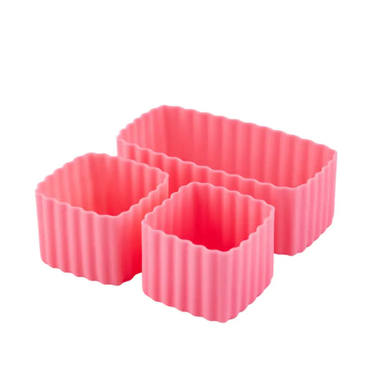 Cubos Bento Set de 3 mixto Little Lunch Box Co - Strawberry
