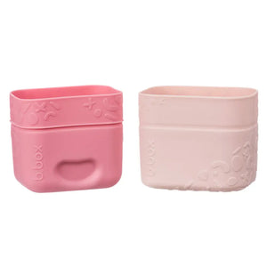 Cubos de Silicona para Snacks B.Box Set de 2 - Berry - Rosa