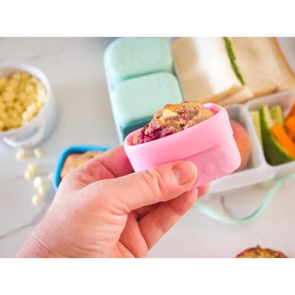 Cubos de Silicona para Snacks B.Box Set de 2 - Ocean - Azul
