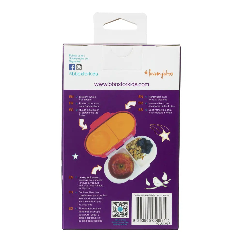 Fiambrera B.Box Snack - Ocean Breeze - Azul - Fiambreras