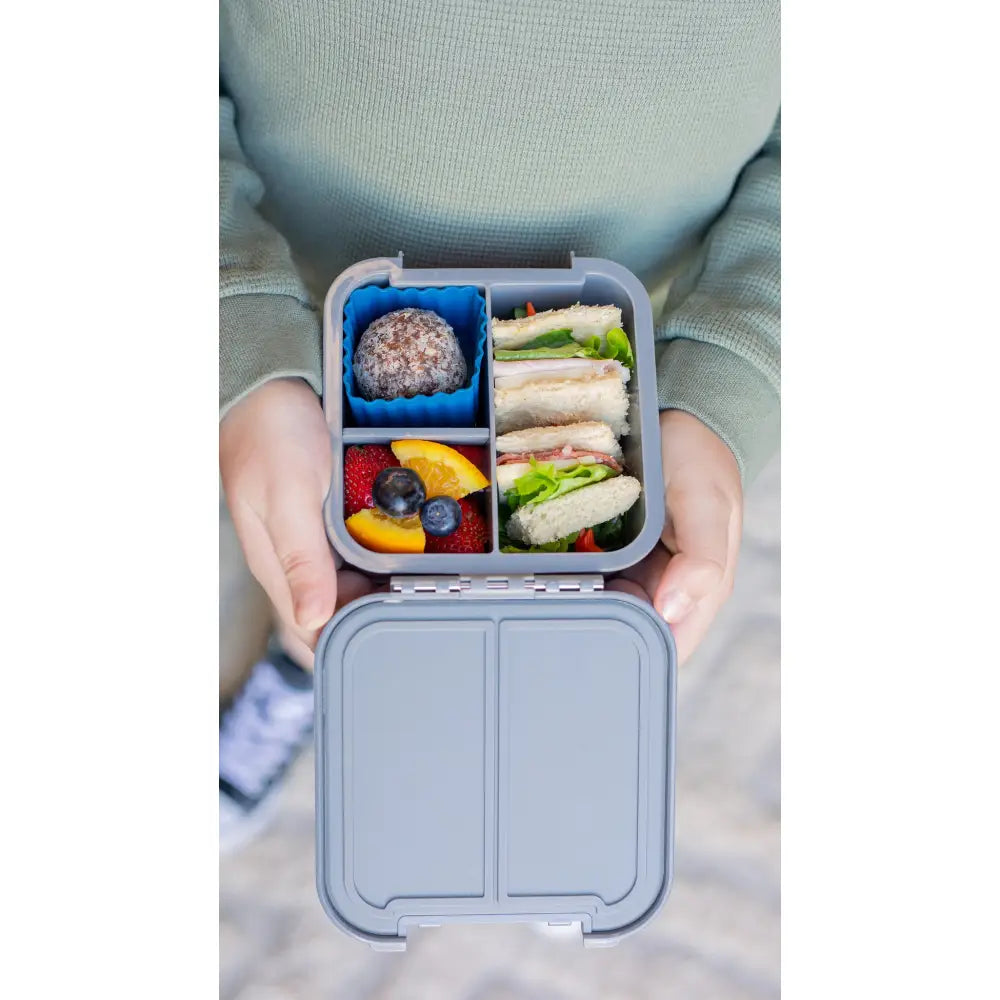 Fiambrera Bento 2 Little Lunch Box Co - Construction - Gris