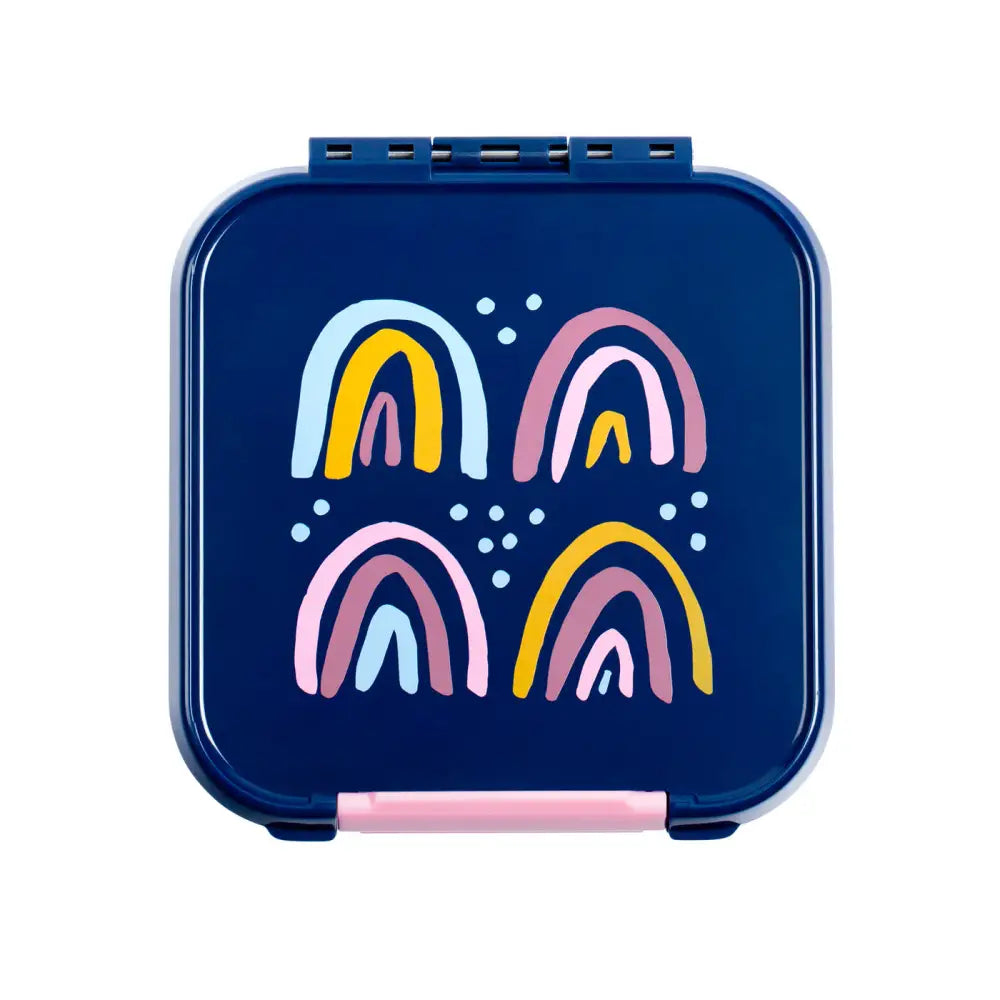 Fiambrera Bento 2 Little Lunch Box Co - Rainbow - Azul -