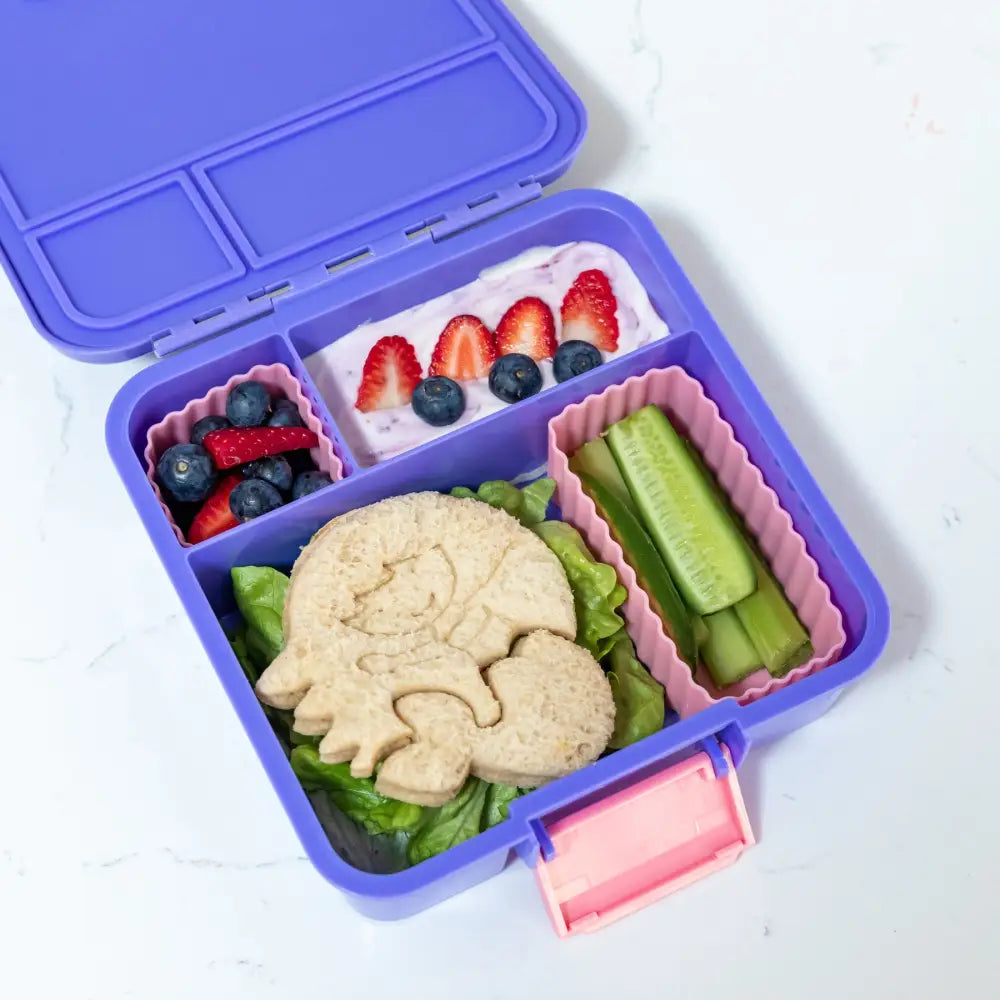 SPRIME Fiambrera Lunch Box Infantil Bento Box con 4 Compartimentos
