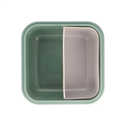 Fiambrera Caja para Almuerzo Grande - Dinos World - Verde