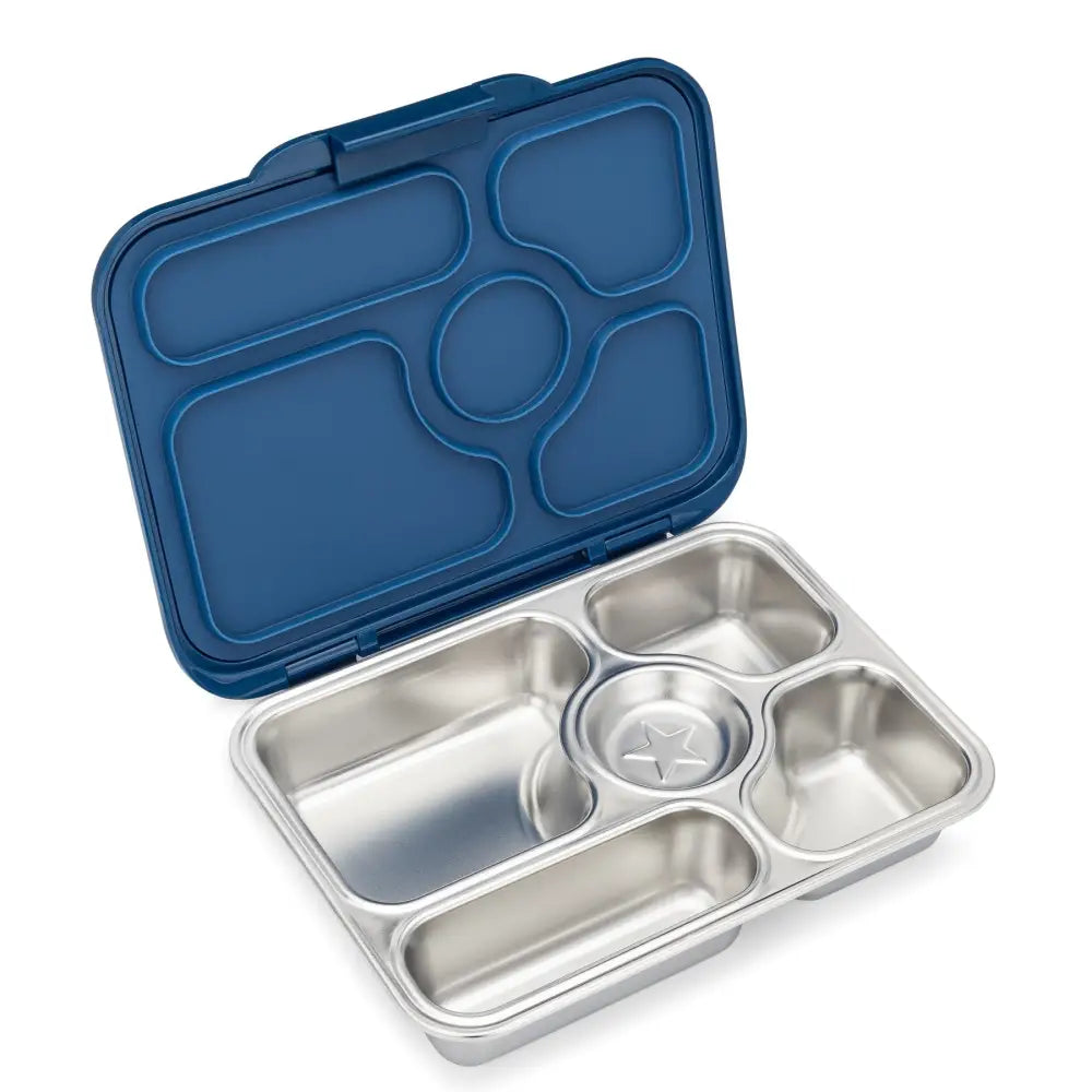 Yumbox Presto Stainless steel leakproof Bento Box Santa Fe blue