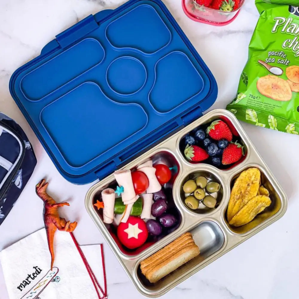 Fiambrera de Acero Inoxidable Yumbox Presto - Santa Fe blue