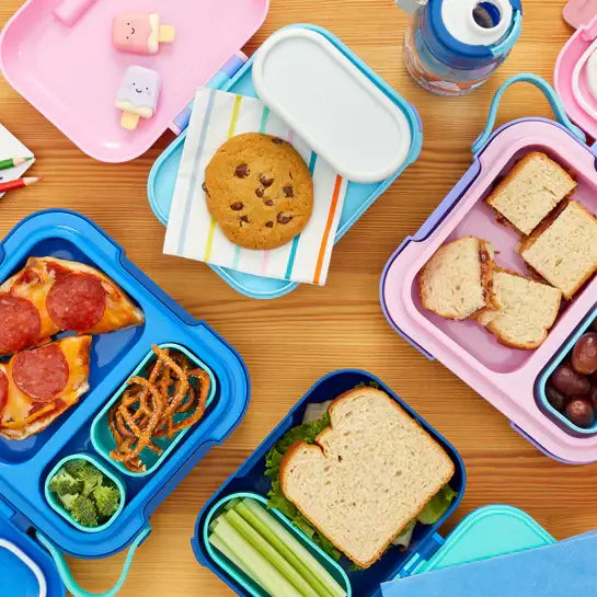 Fiambrera Neat Bento con Refrigerante - Azul - Azul - Zoku