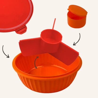 Fiambrera Poke Bowl Yumbox - Tangerine Orange - Naranja