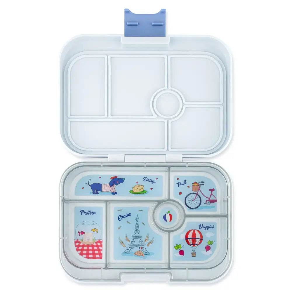 Fiambrera Yumbox Original 6 secciones - Hazy Gray Paris