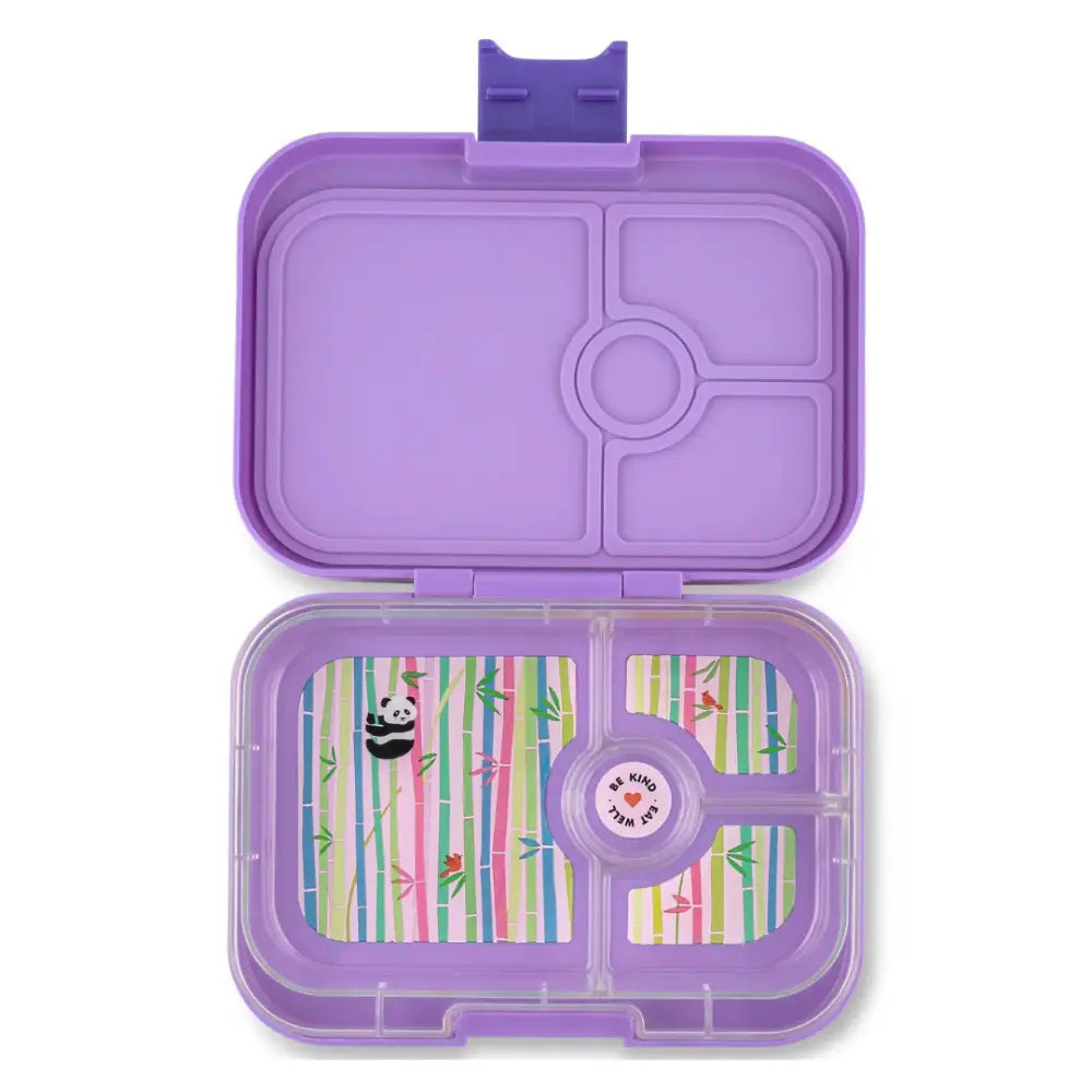 Fiambrera Yumbox Panino 4 secciones - Dreamy purple Panda -