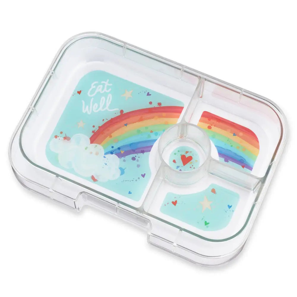 Fiambrera Yumbox Panino 4 secciones - Power Pink Rainbow -