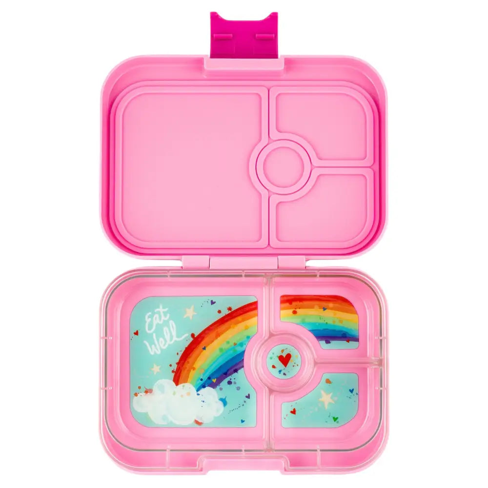Fiambrera Yumbox Panino 4 secciones - Power Pink Rainbow -