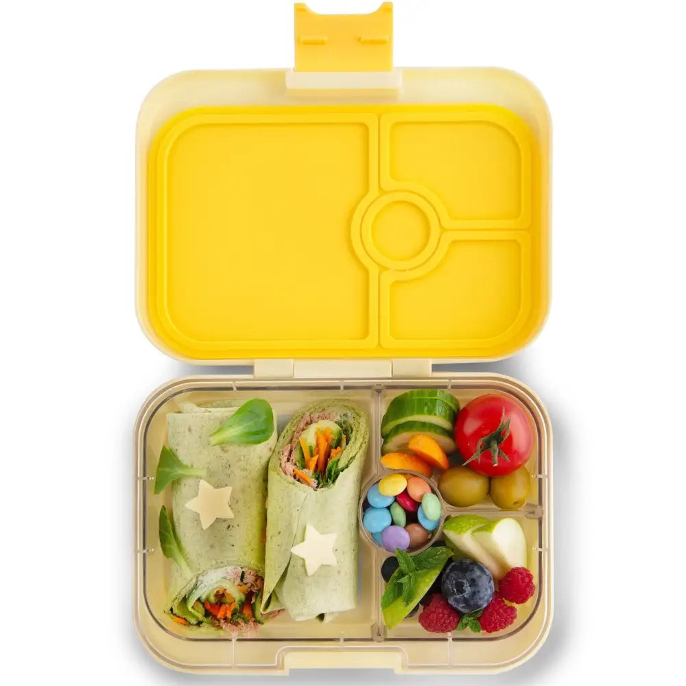 Fiambrera Yumbox Panino 4 secciones - Sunburst yellow Panda