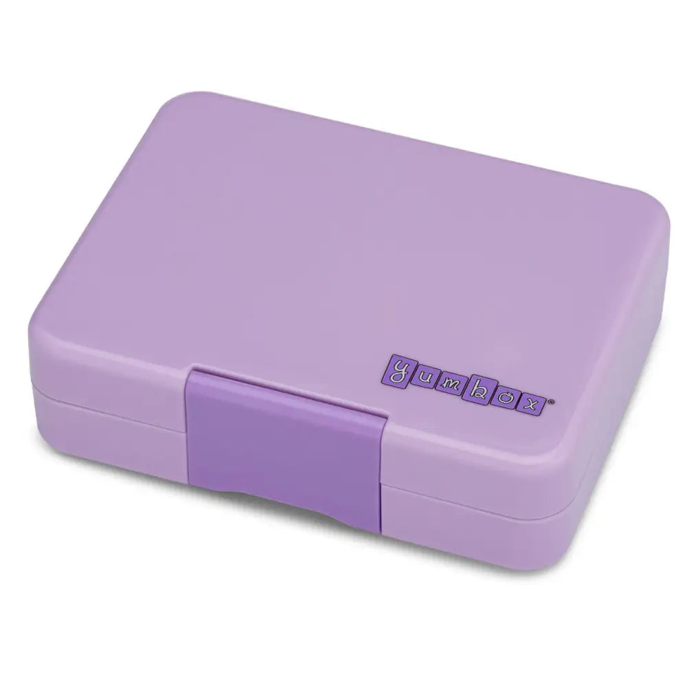 Fiambrera Yumbox Snack 3 secciones - Lavande Purple Unicorn