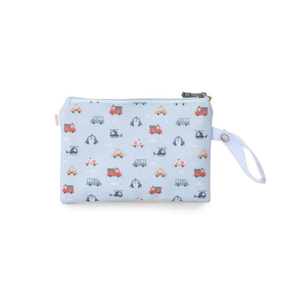 Funda para Bocadillo reutilizable - City Cars - Azul claro