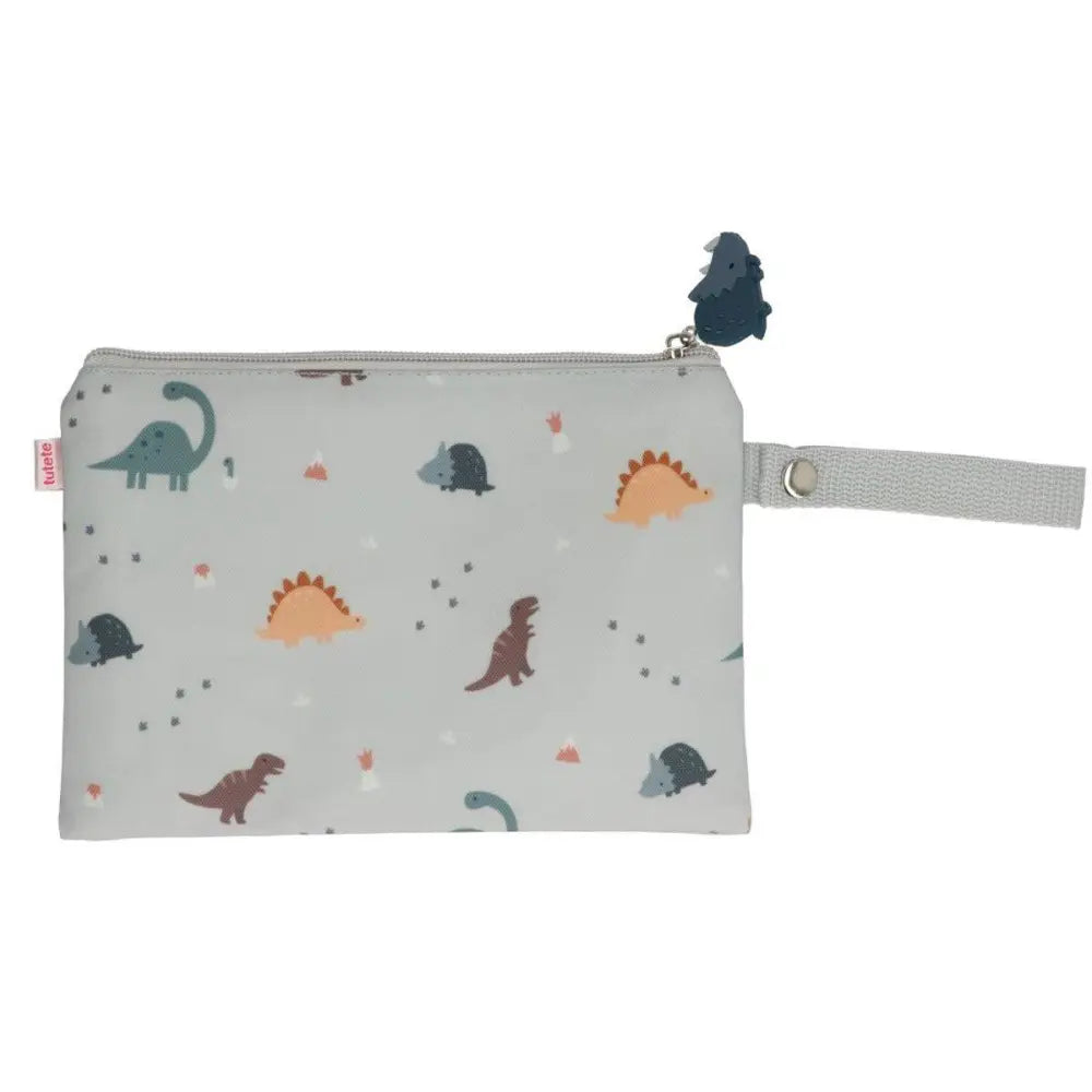 Funda para Bocadillo reutilizable - Dinos World - Azul