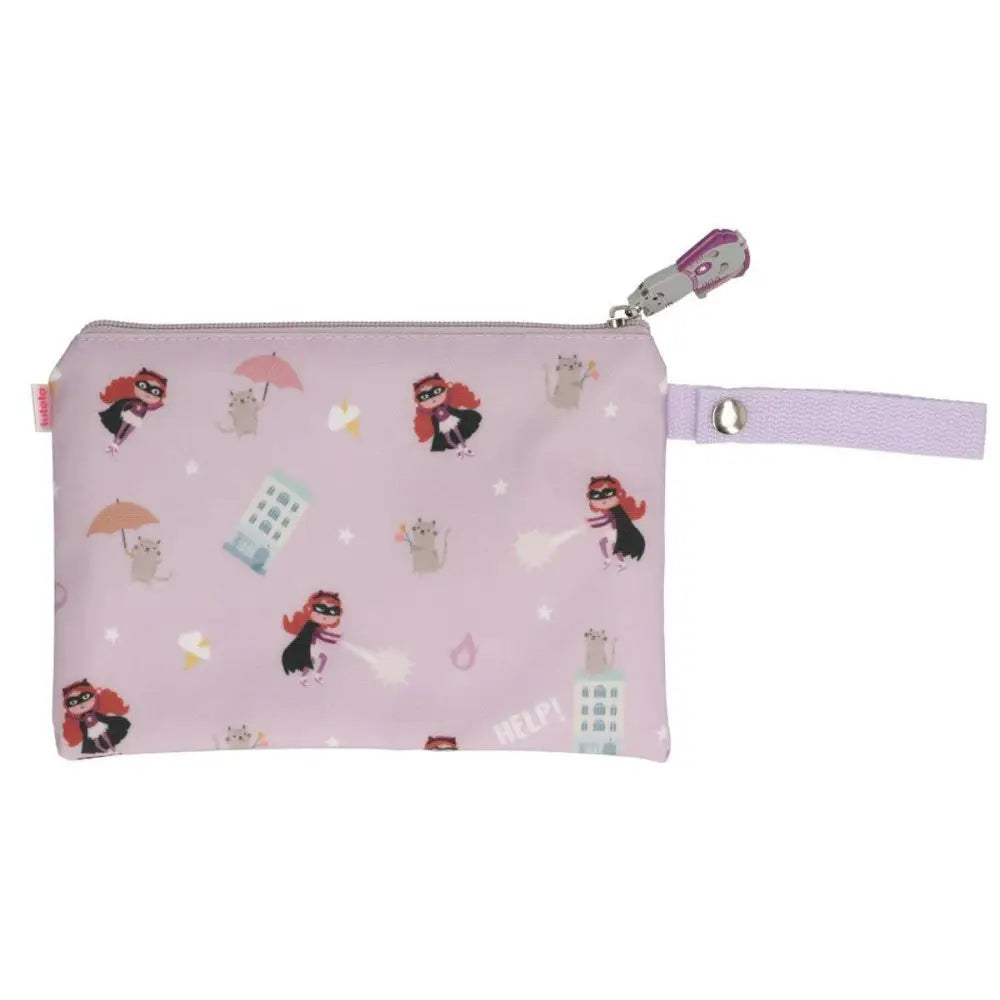 Funda para Bocadillo reutilizable - Fantastic Girl - Lila
