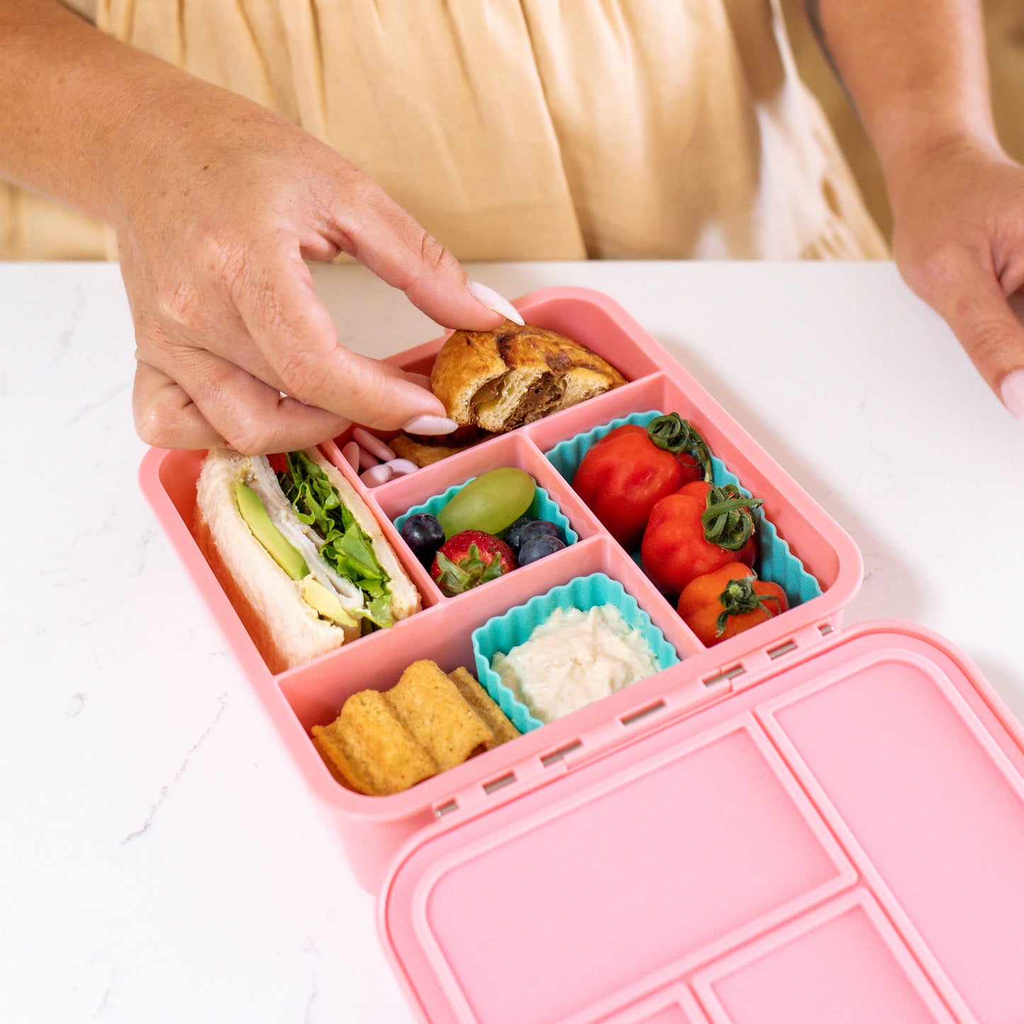Cubos Bento Set de 3 mixto Little Lunch Box Co - Iced Berry