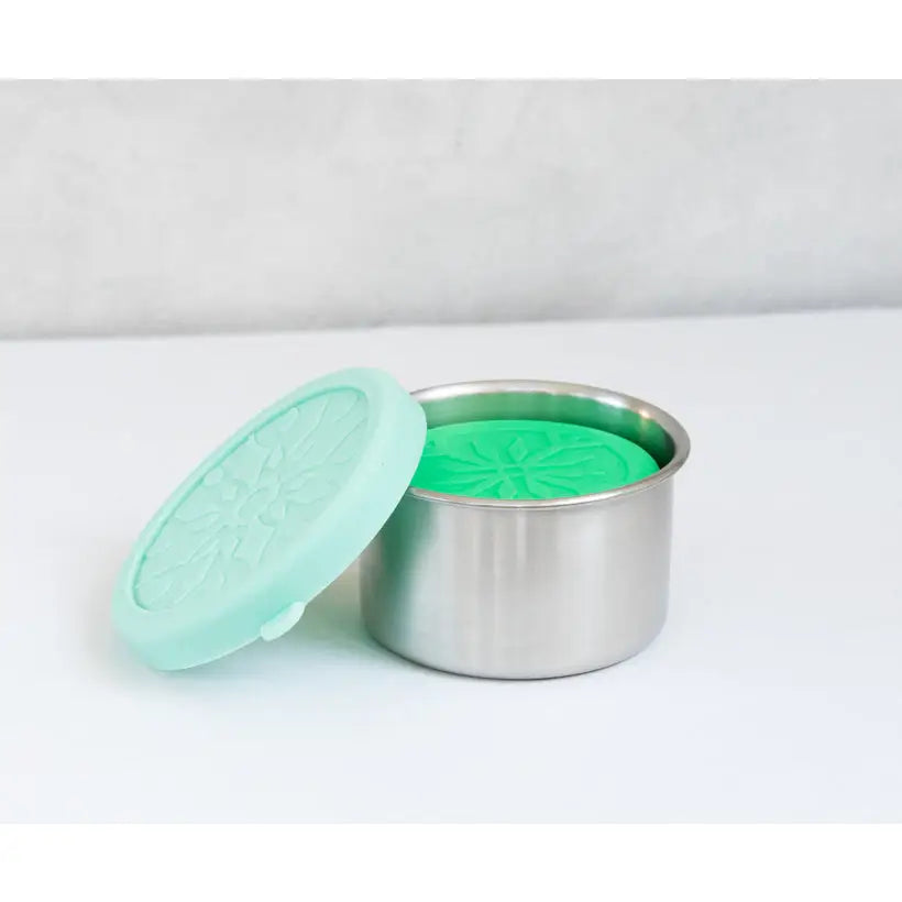 Mini contenedores de acero set de 2 Lekkabox - Menta