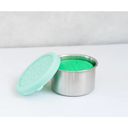 Mini contenedores de acero set de 2 Lekkabox - Menta