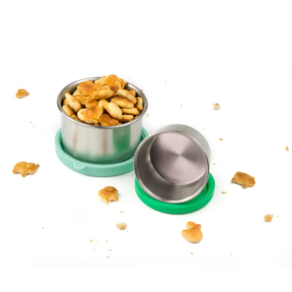 Mini contenedores de acero set de 2 Lekkabox - Menta