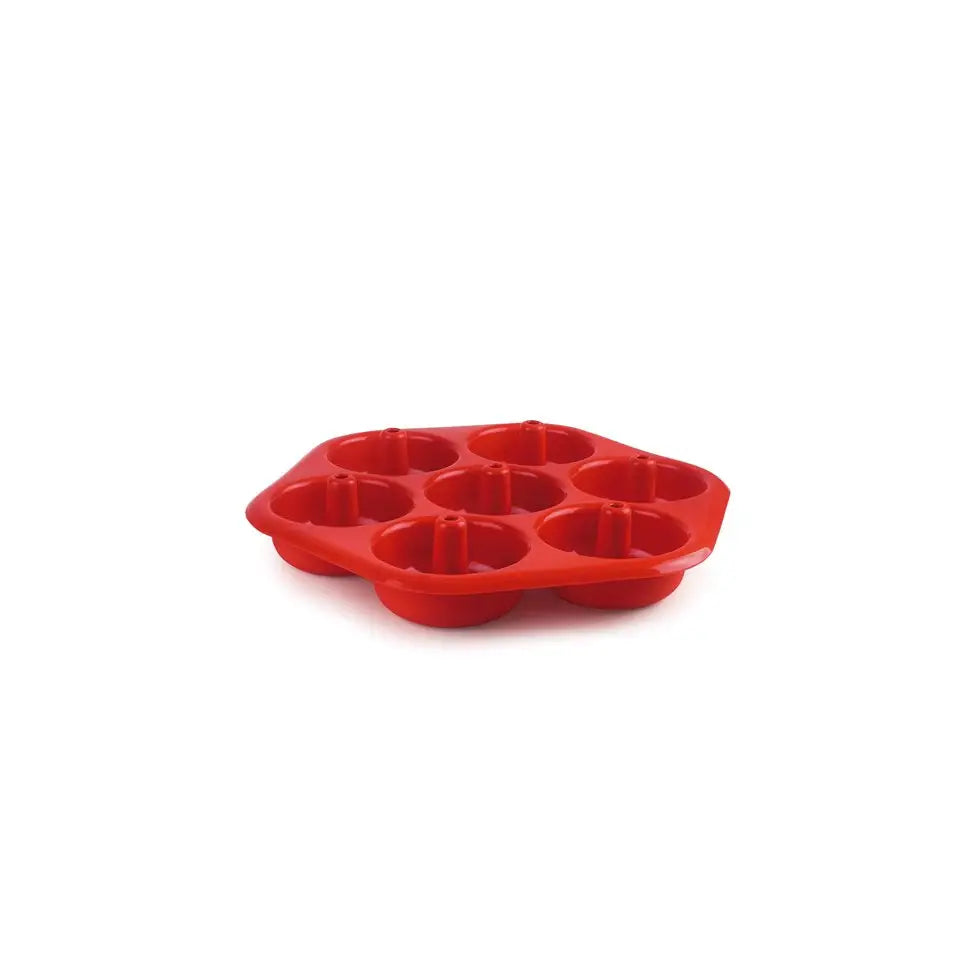 Molde de Mini Donuts para Microondas - Rojo - Ibili