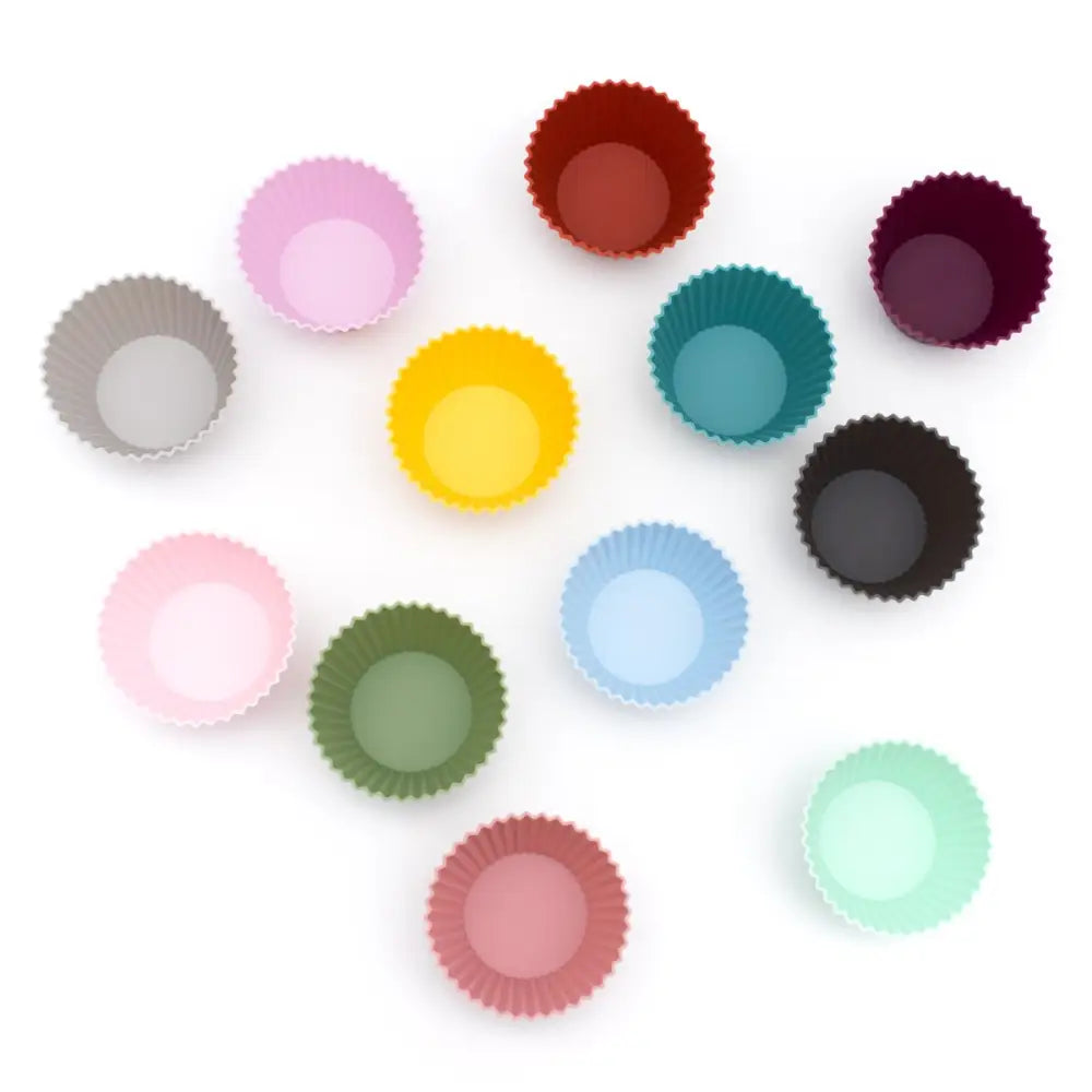 Moldes de Silicona Set de 12 - Multicolor - Multicolor - We