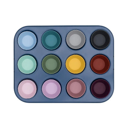 Moldes de Silicona Set de 12 - Multicolor - Multicolor - We