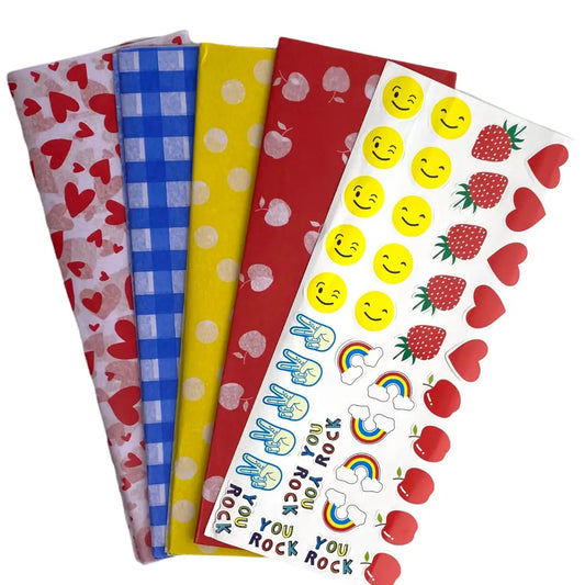 Yumbox  Sandwich paper wrapper Hearts